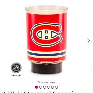 New Scentsy Montreal Canadiens Red NHL Wax Warmer